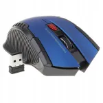Juhtmevaba optiline USB-hiir, 2.4 GHz, sinine, s&uuml;learvutile