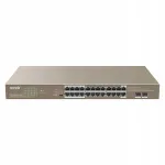 Tenda TEG1126P-24-410W l&uuml;liti, 24 Gigabit PoE porti, 2 SFP pesa