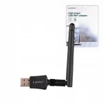 Traadita v&otilde;rguadapter USB, 300 Mbps, eemaldatava antenniga