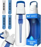 Veepudel filtriga DAFI SOLID 0,7 l sinine, 4 filtrit