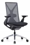 Kontoritool SITMATIC, must, ergonoomiline, s&uuml;nkroonmehhanismiga