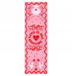 Libisemiskindel joogamatt Moonholi LOVE, roosa