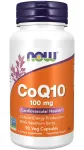 NOW Foods CoQ10 100mg toidulisand kibuvitsa ekstraktiga, 90 kapslit