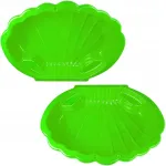 Plastikust roheline XXL liivakast-bassein 2in1, SOLID, kaanega