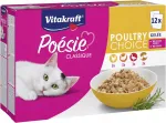 Kassitoit VITAKRAFT POESIE CLASSIQUE linnulihaga, 12 x 85 g