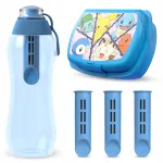 Pudel SOFT 0,5 l 4 s&uuml;sinikfiltriga ja l&otilde;unas&ouml;&ouml;gikarbiga Celestial