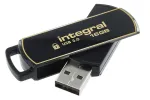 USB-m&auml;lupulk Integral SECURE360, 16 GB, USB 3.0, must, AES 256-bit, SECURELOCK2