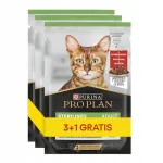Purina Pro Plan Sterilised koeratoit veiselihaga, 4 x 85 g (3+1)