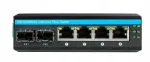 T&ouml;&ouml;stuslik 6-pordiline PoE v&otilde;rgul&uuml;liti, Gigabit, IEEE802.3at-30W