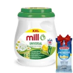 Mill Professional 4in1 universaalsed pesukapslid, 50 pesukorda + kingitus