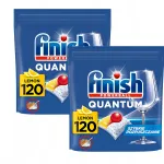 Finish Quantum All in One Lemon n&otilde;udepesukapslid, 240 tk