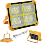 Kaasaskantav LED halogeenist p&auml;ikese t&ouml;&ouml;valgusti 150W laetav