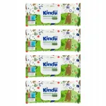 Niisked lapsetaskur&auml;tikud CLEANIC Kindii Natural Balance, 60 tk, 4 tk komplekt