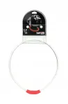 LED-helkuriga punane koera kaelarihm, M suurus, 55 cm