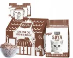 Kit Cat Soya Clump kohvil&otilde;hnaline kassihakk, 7 l / 2,5 kg