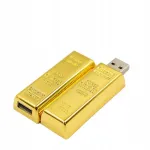 USB-m&auml;lupulk 4GB, Gold Bar disain