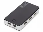 DIGITUS DA-70222 USB jagaja, 7x USB 2.0, aktiivne, must