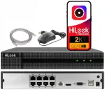 Videosalvesti IP NVR-8CH-4MP/8P 8 kanalit 4Mpx HiLook by Hikvision