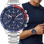 Meeste k&auml;ekell Tommy Hilfiger 1791718 Bank h&otilde;bedane k&auml;ev&otilde;ruga