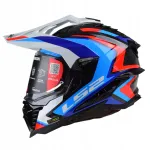 Motorratturi kiiver LS2 MX701 Explorer Frontier Carbon koos Pinlockiga, suurus L