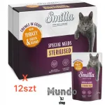Smilla steriliseeritud kassitoit kalkuniliha ja roheliste ubadega, 12 x 85 g