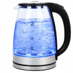 Elektriline klaasist teekeetja 1,8 l, 2000 W, LED, juhtmevaba, terasest