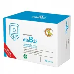 Toidulisand Galena Diab12 vitamiin B ja foolhappega, 90 kapslit