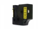Vahetuslindi JetWorld Dymo D1, must kollasel, 19 mm x 7 m (45808)