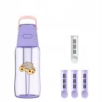 Dafi x PUSHEEN SOLID 0,5 l lavendli filtriga veepudel, 4 filtriga