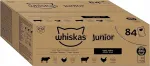 WHISKAS Junior niiske kassitoit, erinevad maitsed, 84 x 85 g