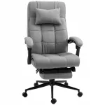 Kontoritool 66x70 cm, ergonoomiline, jalatoega, helehall, 2026