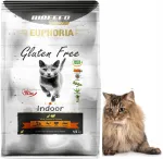 KUIVTOIT KASSIDELE EUPHORIA gluteenivaba kodukassidele kalkuni- ja hanilihaga, 1,5 kg