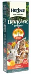 Herbee Cruncher n&auml;riliste maiustus v&otilde;ilille ja puuviljadega, 115 g