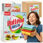 Pesupulber v&auml;rvilistele riietele POLLENA, 3,25 kg, 50 pesukorda, 6 tk karbis