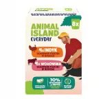 Animal Island m&auml;rgtoit koertele kalkuni- ja veiseliha filetiga puljongis, 8 x 150 g
