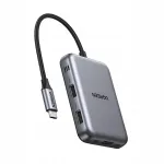 USB-C jaotur Ugreen CM896 7in1: 2x USB 3.0, HDMI, 2x USB-C