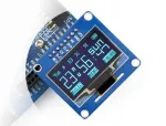 OLED-ekraan 1,3" sinine 128x64 SPI I2C SH1106