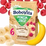 BOBOVITA piimapuder riisi, vaarika ja banaaniga, 210 g