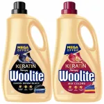 Pesuvahend WOOLITE keratiiniga, v&auml;rvilistele ja mustadele riietele, 2 x 3,6 l