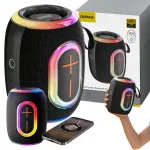 Traadita Bluetooth 5.3 k&otilde;lar LED RGB-valgustusega, kaasaskantav