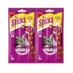 Kasside maiused WHISKAS Sticks kanaga, 36 g (6 x 6 g)