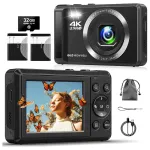 Digitaalne fotokaamera automaatse teravustamise ja 16x 32GB suumiga