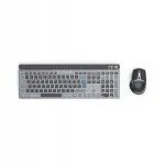 Juhtmevaba klaviatuur ja hiir HAMA WKM-750, QWERTY US, must/hall, RF/BT