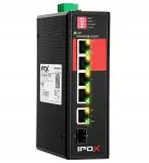 T&ouml;&ouml;stuslik PXI-S6-P4-U1G1F l&uuml;liti, 4 PoE porti, 1 RJ45, 1 SFP