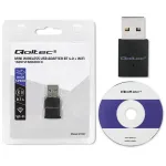 Traadita USB adapter Qoltec, Wi-Fi N, Bluetooth 4.0