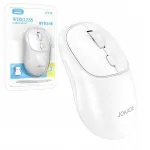 Traadita optiline hiir JOKADE, valge, vaikne, Bluetooth 2.4G