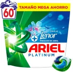Pesukapslid Ariel Platinum koos Lenoriga, 60 tk