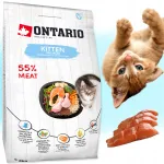 ONTARIO kassitoit kutsikatele l&otilde;hega, 2 kg