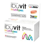 Toidulisand Ibuvit MultiSpec, 30 tabletti, C, E, magneesiumi, raua ja B12-ga
