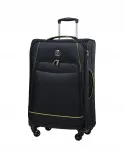 Keskmise suurusega ratastega kohver PUCCINI EM50450B, must